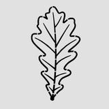 Oak Tree Leaf Cutter | Stamp | Stencil #4