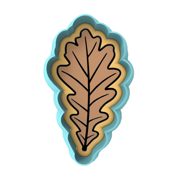 Oak Tree Leaf Cutter | Stamp | Stencil #4