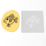 Ocean Fish Cookie Cutter | Stamp | Stencil #1