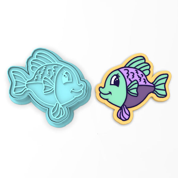Ocean Fish Cookie Cutter | Stamp | Stencil #1