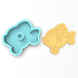 Ocean Fish Cookie Cutter | Stamp | Stencil #1