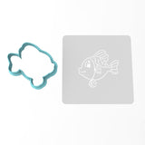 Ocean Fish Cookie Cutter | Stamp | Stencil #1