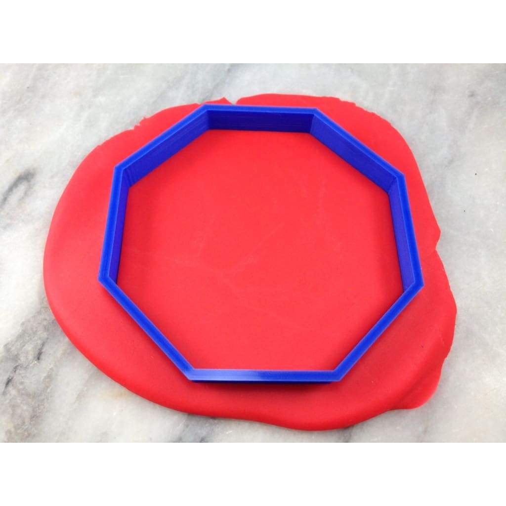 Octagon Stop Sign Cookie Cutter Outline - Letters/ Numbers/ Shapes