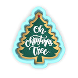 Oh Christmas Tree Cookie Cutter | Stamp | Stencil #1 Xmas / Winter / NYE Cookie Cutter Lady 