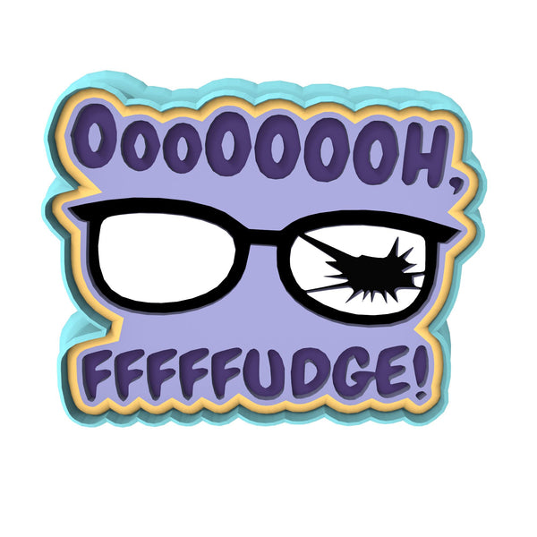 Oh Fudge Cookie Cutter | Stamp | Stencil #2