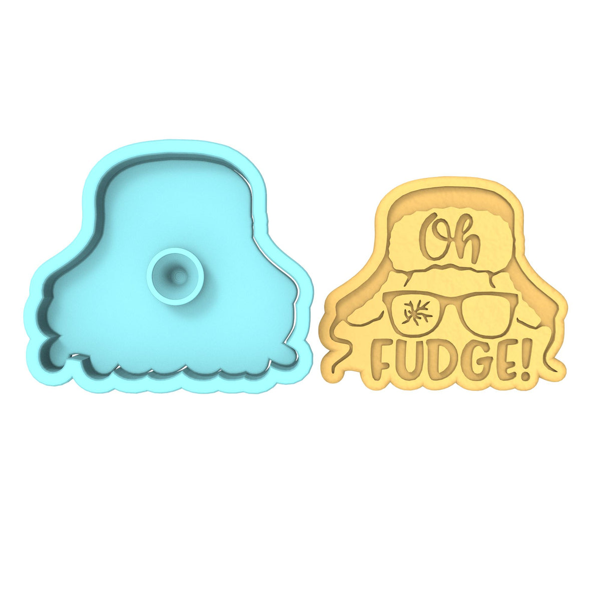 Oh Fudge Ralphie Cookie Cutter | Stamp | Stencil