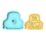 Oh Fudge Ralphie Cookie Cutter | Stamp | Stencil