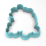 Oh What Fun Cookie Cutter | Stamp | Stencil #1 Xmas / Winter / NYE Cookie Cutter Lady 3 Inch Cupcake/Small Cookie Cutter Only No