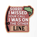 On the Other Line Cookie Cutter | Stamp | Stencil #1