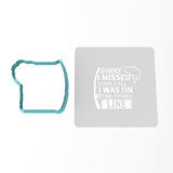 On the Other Line Cookie Cutter | Stamp | Stencil #1