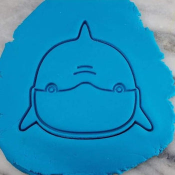 Orca Whale Face Cookie Cutter  Stamp & Outline #1
