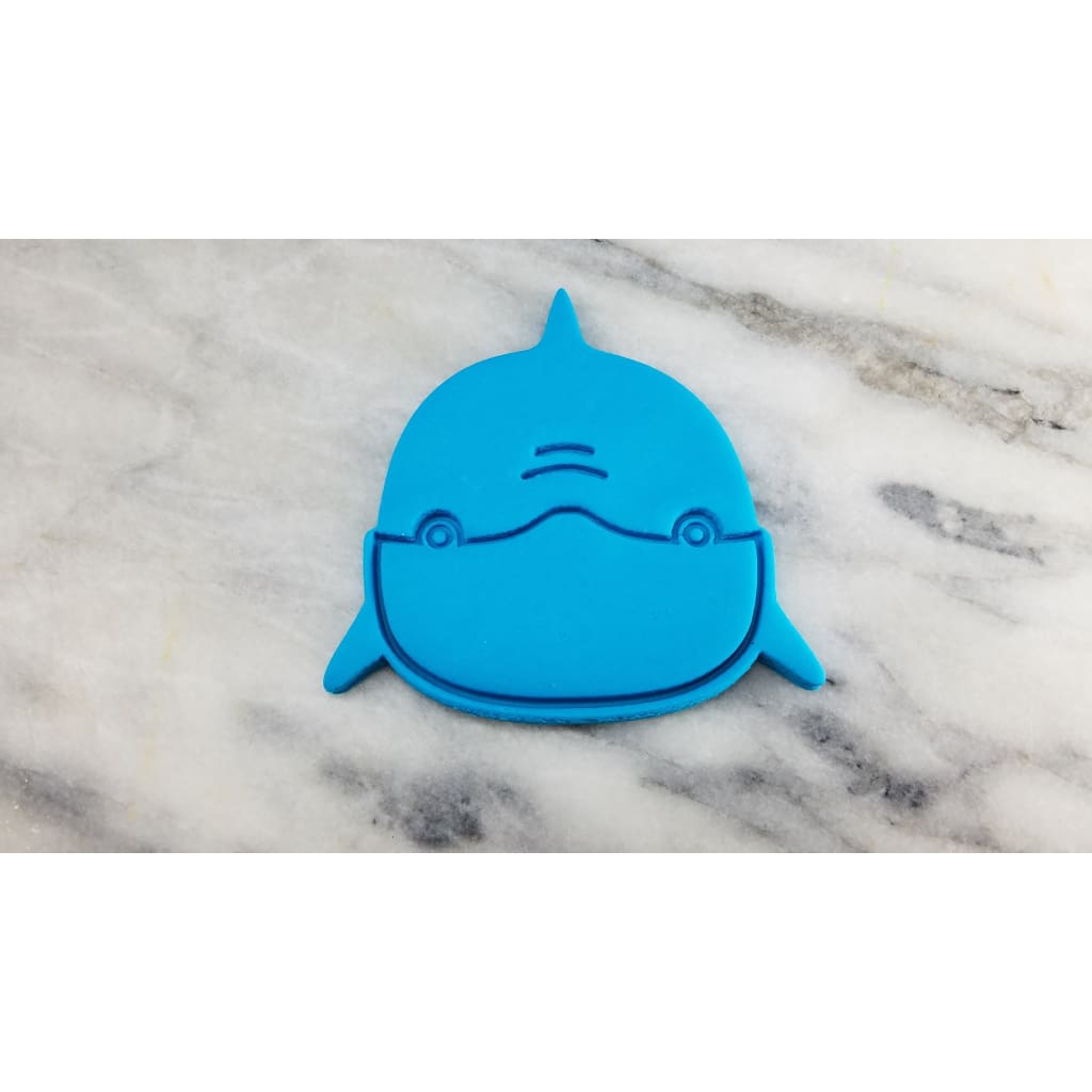 Orca Whale Face Cookie Cutter  Stamp & Outline #1