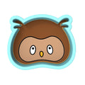 Owl Head Cookie Cutter | Stamp | Stencil #1