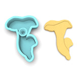 Oyster Mushroom Cookie Cutter | Stamp | Stencil