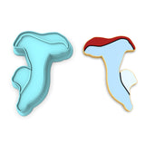 Oyster Mushroom Cookie Cutter | Stamp | Stencil