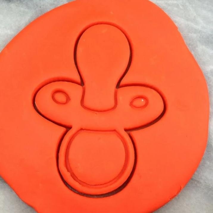 Pacifier Cookie Cutter Detailed
