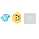Paint Palette Cookie Cutter | Stamp | Stencil #1