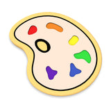 Paint Palette Cookie Cutter | Stamp | Stencil #1
