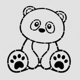 Panda Body Cookie Cutter | Stamp | Stencil #1