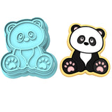 Panda Body Cookie Cutter | Stamp | Stencil #1
