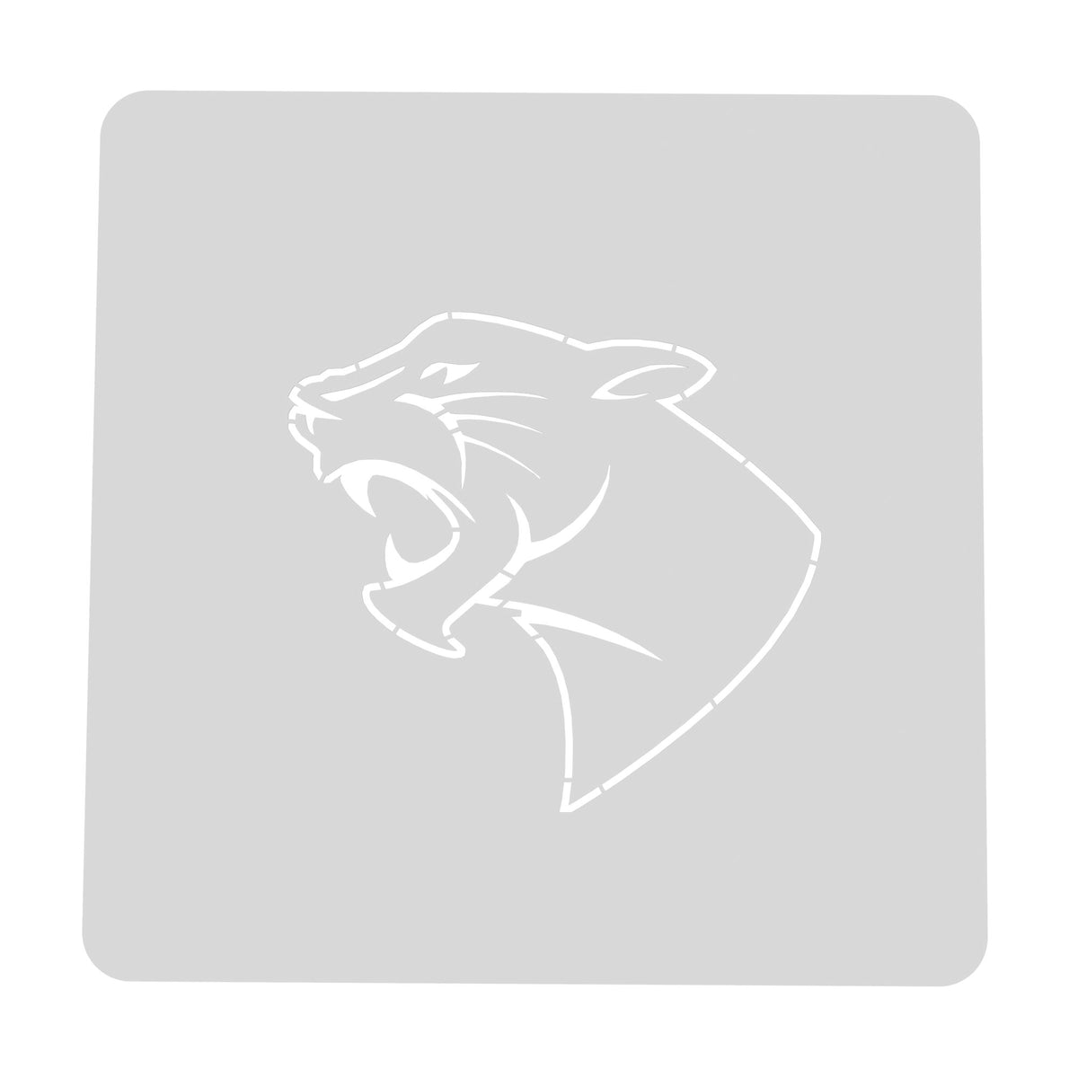 Panther Head Cookie Cutter | Stamp | Stencil #1 Animals & Dinosaurs Cookie Cutter Lady MINI - 2 Inches (5cm) Stencil ONLY 