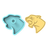 Panther Head Cookie Cutter | Stamp | Stencil #1 Animals & Dinosaurs Cookie Cutter Lady 
