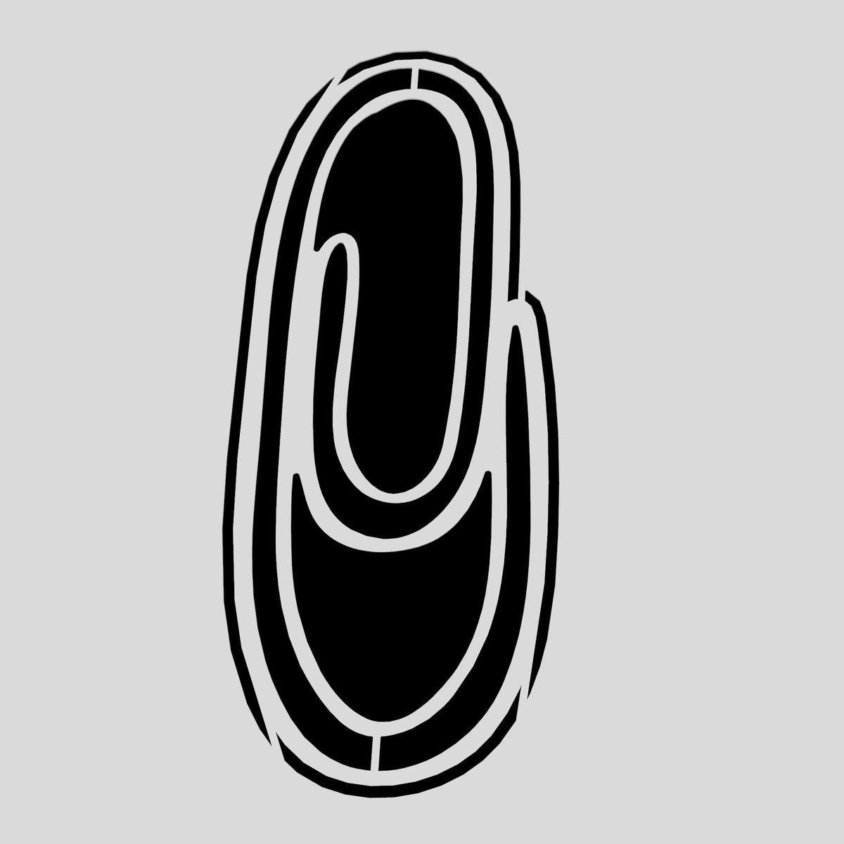 Paper Clip Cookie Cutter | Stamp | Stencil #1