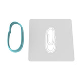 Paper Clip Cookie Cutter | Stamp | Stencil #1