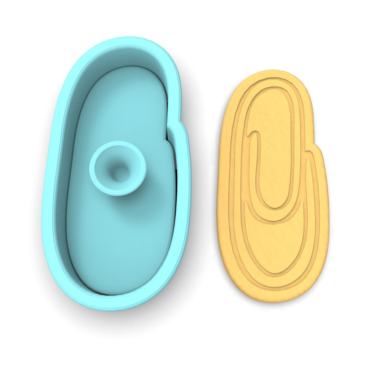 Paper Clip Cookie Cutter | Stamp | Stencil #1