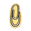 Paper Clip Cookie Cutter | Stamp | Stencil #1