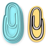 Paper Clip Cookie Cutter | Stamp | Stencil #1