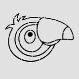 Parrot Bird Cookie Cutter | Stamp | Stencil #1