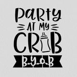 Party at My Crib Cookie Cutter | Stamp | Stencil #1