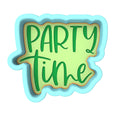Party Time Cookie Cutter | Stamp | Stencil #1