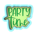 Party Time Cookie Cutter | Stamp | Stencil #1