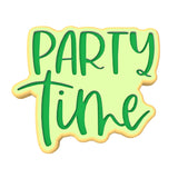 Party Time Cookie Cutter | Stamp | Stencil #1