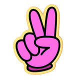 Peace Fingers Cookie Cutter | Stamp | Stencil #2 Halloween / Fall Cookie Cutter Lady 