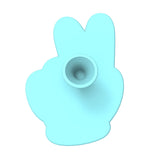 Peace Fingers Cookie Cutter | Stamp | Stencil #2 Halloween / Fall Cookie Cutter Lady 2 Inch Small Cupcake Stamp Only No