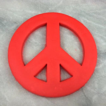 Peace Sign Cookie Cutter Detailed