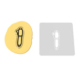 Pen Cookie Cutter | Stamp | Stencil #1