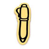 Pen Cookie Cutter | Stamp | Stencil #1