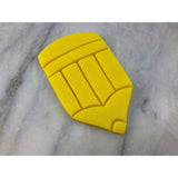 Pencil Cookie Cutter  Outline & Stamp