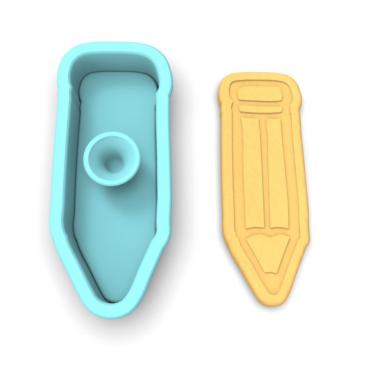 Pencil Cookie Cutter | Stamp | Stencil #2