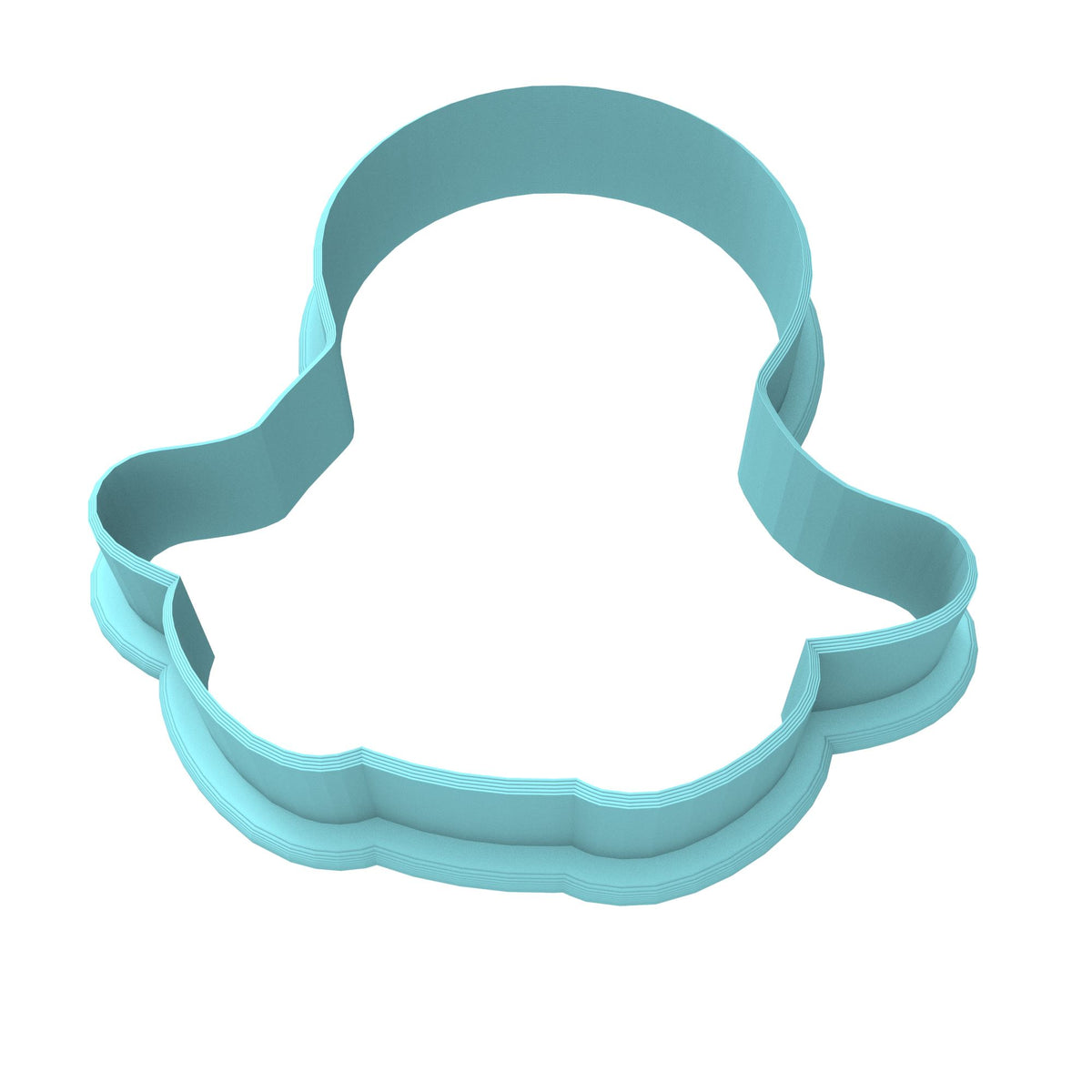 Penguin Body Cookie Cutter | Stamp | Stencil #1