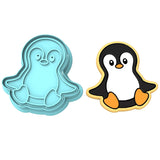 Penguin Body Cookie Cutter | Stamp | Stencil #1