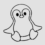 Penguin Body Cookie Cutter | Stamp | Stencil #1