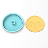 Penguin Face Cookie Cutter | Stamp | Stencil #1