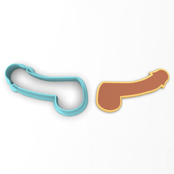Penis Bachelorette Cookie Cutter Outline #2 Bachelorette & Bachelor Cookie Cutter Lady 