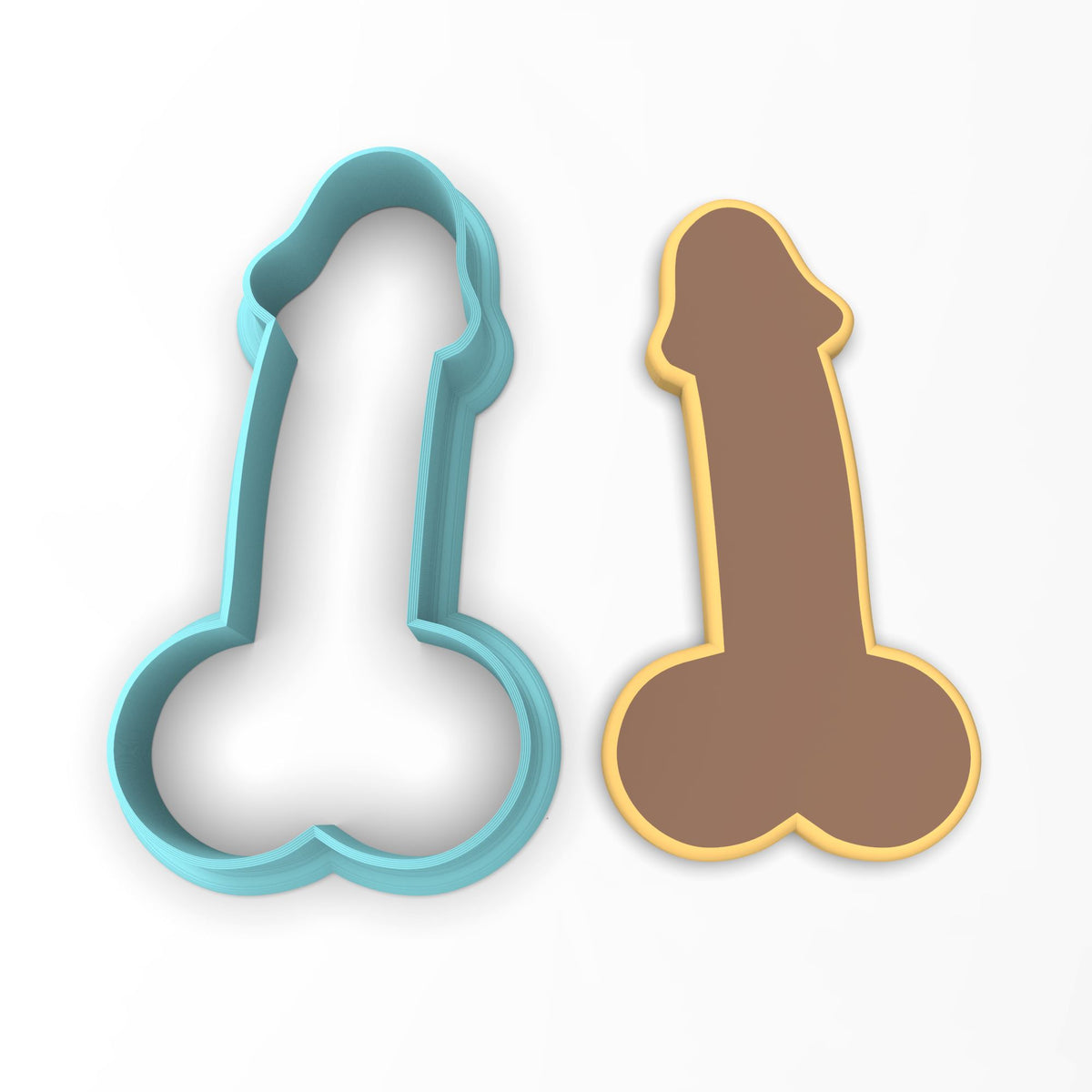 Penis Bachelorette Cookie Cutter Outline #3 Bachelorette & Bachelor Cookie Cutter Lady 