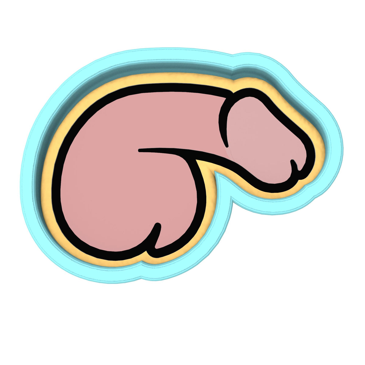 Penis Bachelorette Cookie Cutter | Stamp | Stencil #10